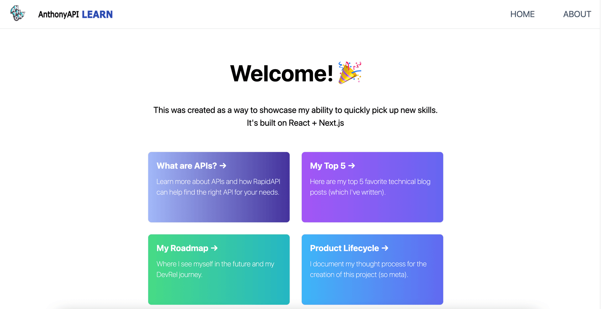 More Features Homepage